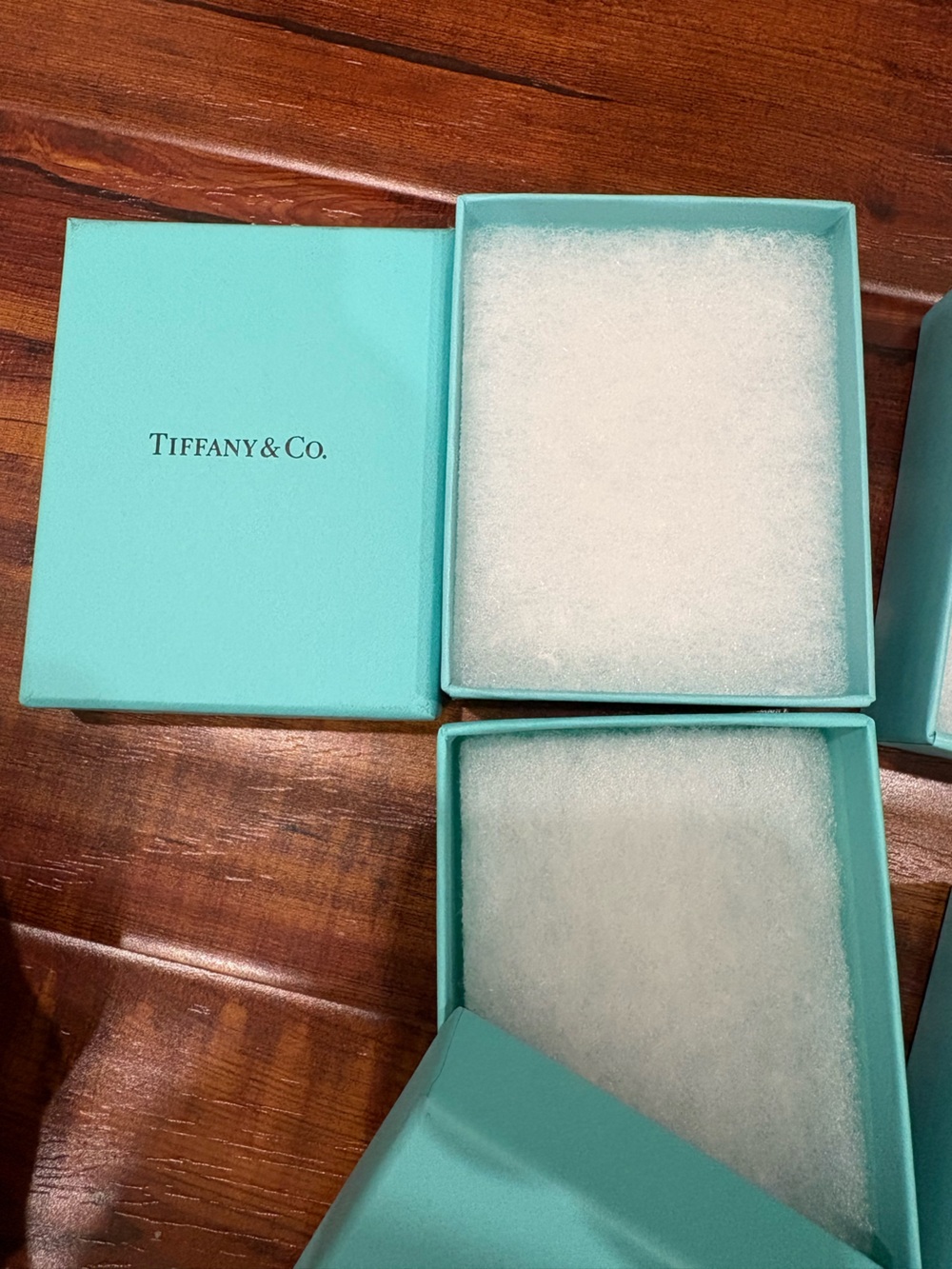 Tiffany & Co. Blue Jewelry Box Bundle- set of 4 - Picture 2 of 3